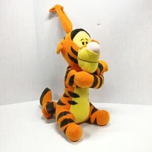 Disney Tigger Winnie the Pooh The First Years 9" Crib Pull Musical Plush Toy Vtg